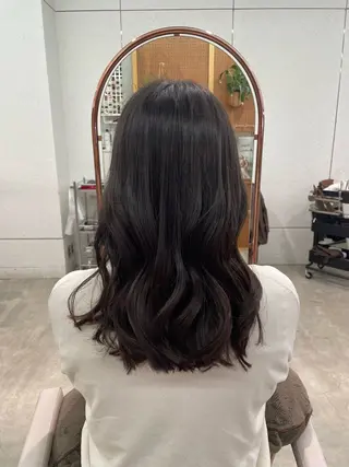ロング 鶴井 美空のヘアスタイル