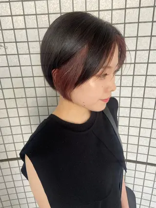ショート 瀧下 唯のヘアスタイル