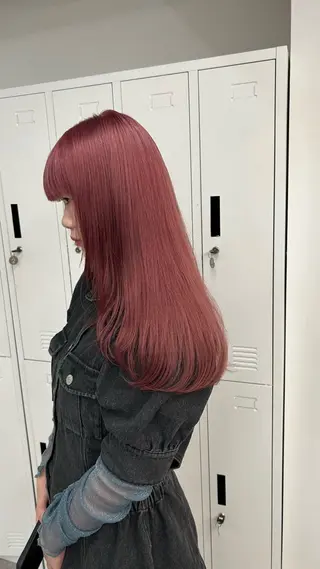 ロング カラー PELE所属・愛されミルクティー 💍🎀yuiのヘアスタイル