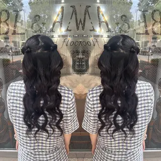 ロング ヘアアレンジ ☻モエカ/ハイトーン アレンジ☻のヘアスタイル