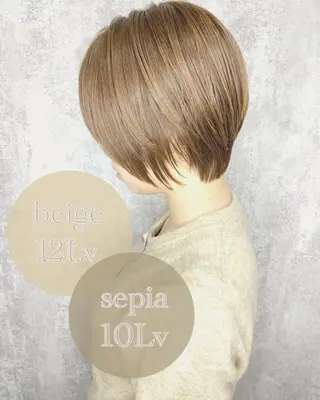 ショート カラー ヘアアレンジ Zina福岡天神🪞 髪質改善🪞レイヤーのヘアスタイル