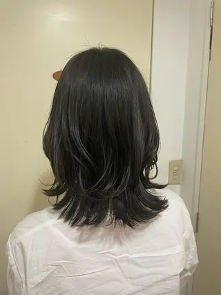ミディアム カラー 🦋透明感 艶カラー Rie🦋のヘアスタイル