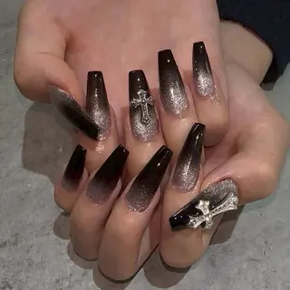 ネイル 井上春菜/長さだし パラジェルフィルインのネイルデザイン