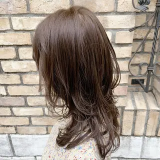 ミディアム シールエクステ支持率 髪質改善💯sayaのヘアスタイル