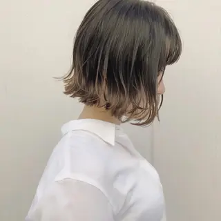 ショート カラー ノグチ ユウキ/ボブのヘアスタイル