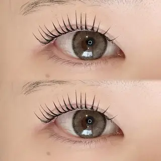 マツエク・マツパ ここな/暖色カラー 🧡まつげパーマ🌼のマツエク・マツパデザイン