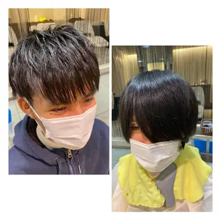 ミディアム メンズ 柳澤 和也のヘアスタイル