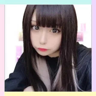 ロング カラー れん/ハイトーン /エクステ/韓国風のヘアスタイル