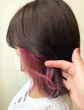 カラー 【店長】インナー指名 No.1戸塚優思のヘアスタイル