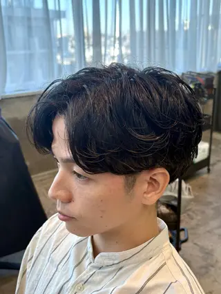 ショート カラー パーマ メンズ 🎧【パーマ師】 SOUMA🎧のヘアスタイル