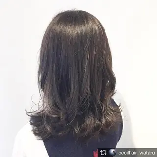ミディアム Cecil hair 福岡天神店所属・cecilhair 福岡天神店のヘアスタイル