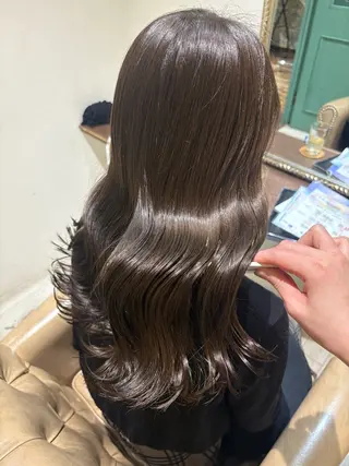 セミロング なぎさ 心斎橋美容室のヘアスタイル