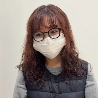 ミディアム 艶髪カラー💙ྀི/ アイ兼任👀/ミナルのヘアスタイル