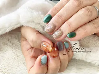 ネイル フルリール 【プライベートサロンのネイルデザイン