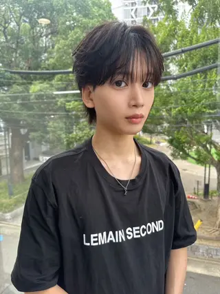 パーマ メンズ 山道 れんのヘアスタイル