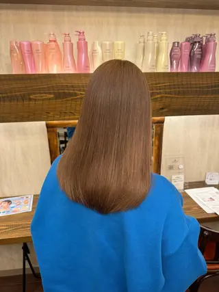 セミロング カラー 能隅あいかFLEAR 口コミ⭐️5.0⭐️のヘアスタイル