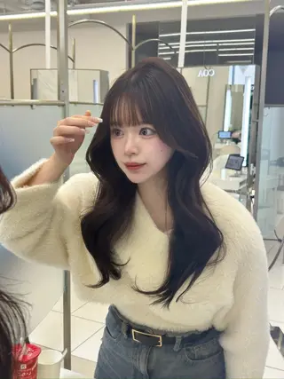 ロング さつき/モテガーリー /透明感カラーのヘアスタイル