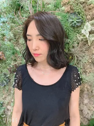 ミディアム 支持率No.1💖 オチアイのヘアスタイル