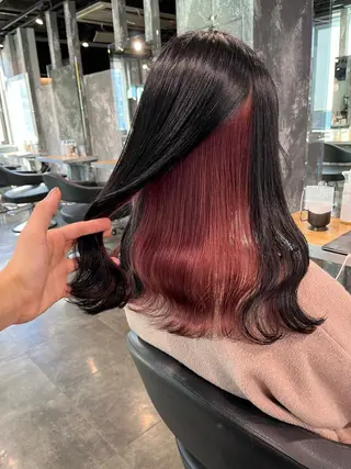 セミロング I S所属・🌿透明感カラー‪ 縮毛矯正✨かずきのヘアスタイル