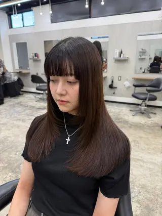 セミロング カット¥1100 / 𝙍𝙪𝙣𝙖⟡.のヘアスタイル