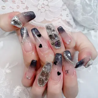 ロング 💜MIYA nail川崎店のネイルデザイン