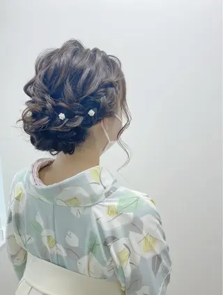 セミロング ヘアアレンジ GRANLUSSO 〜グランルッソ駅前店所属・木口 嘉美のヘアスタイル