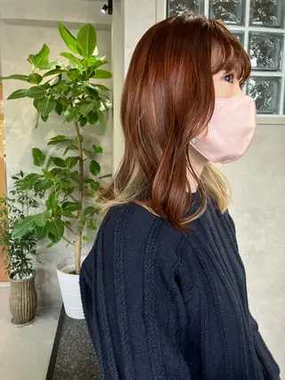 セミロング 似合わせカットカラー 👩MINAのヘアスタイル