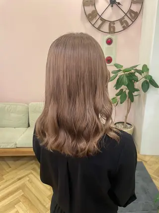 ミディアム カラー ヘアアレンジ ダブルカラー/ レイヤー🍒齋藤 澪のヘアスタイル