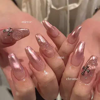 ネイル honoka ガーリーネイル໒꒱のネイルデザイン