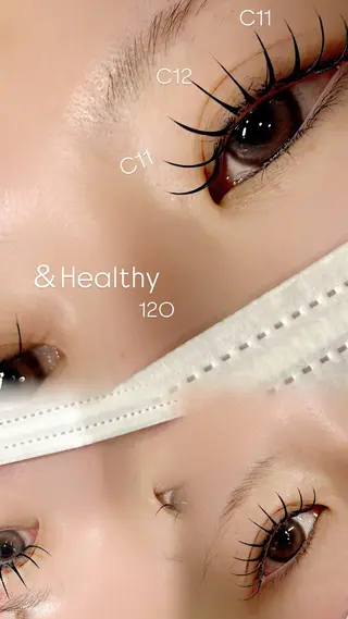 マツエク・マツパ ECLART Yumekaのマツエク・マツパデザイン