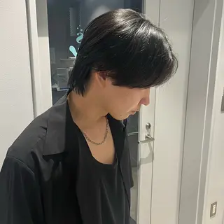 ミディアム メンズ 無料カットモデル ユナのヘアスタイル