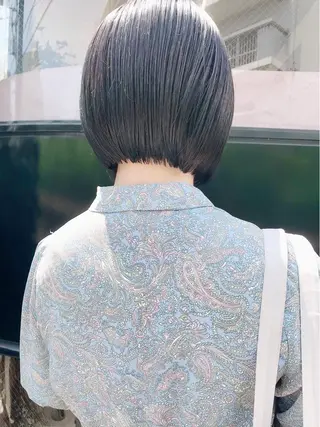 ショート シンプル+αな デザインを 松崎陸のヘアスタイル