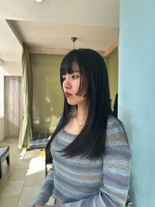 ロング 堀田 柊のヘアスタイル