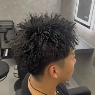 ショート ヘアアレンジ メンズ 【札幌メンズ特化】 🔥RIKU🔥のヘアスタイル