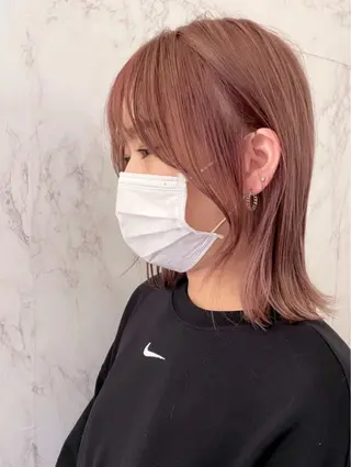 セミロング 小顔カット/レイヤー 【WiLL】加藤のヘアスタイル