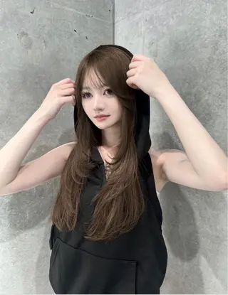 ロング カラー ♡Yoshino♡ 色っぽトレンドヘアのヘアスタイル