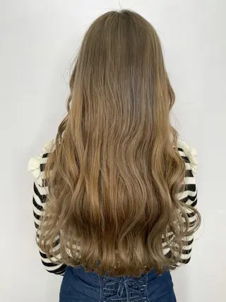 ロング カラー 杉田 一浩のヘアスタイル