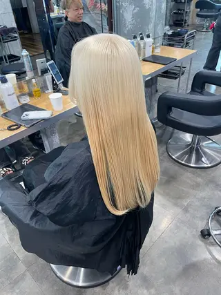 ロング カラー ハイトーン 横浜💞ミオのヘアスタイル