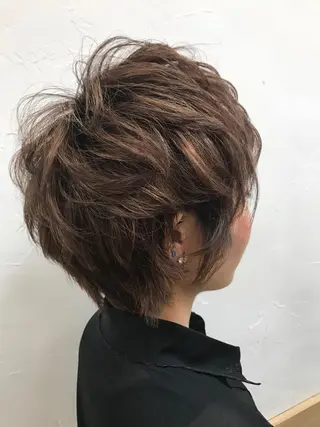ショート 大山 晃介のヘアスタイル