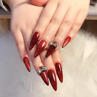 ネイル 🎀erika 長さだし💗モチ最高のネイルデザイン