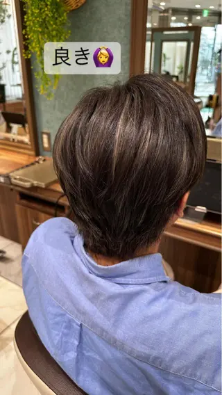 カラー メンズ ラフィス池袋所属・✨本格的韓国スタイル 特化✨ﾊﾙｶ✨️のヘアスタイル