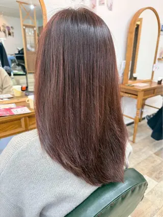 セミロング カラー 緒方 翔汰👿のヘアスタイル