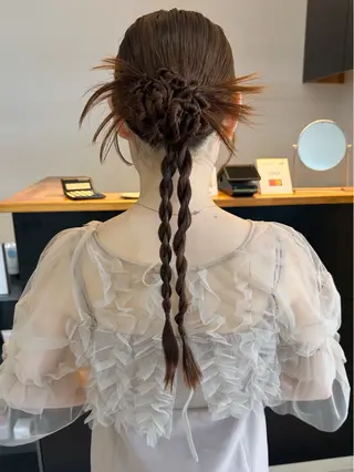 ロング ヘアアレンジ GiseL宗像所属・GiseL宗像 HiROEのヘアスタイル