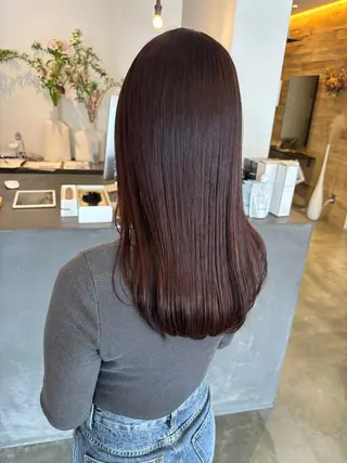 ロング 工藤 璃乃のヘアスタイル