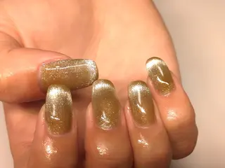 ミディアム AQUA nailのネイルデザイン