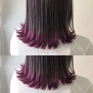 セミロング 髪質改善 頭身浴/ 中田のヘアスタイル