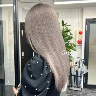 ロング カラー シールエクステ特化 ハイトーン、NANAのヘアスタイル