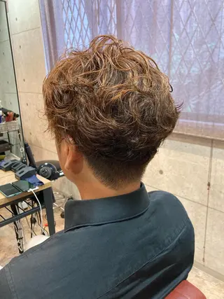 パーマ メンズ TECHRISE金山所属・ERIKO Tのヘアスタイル
