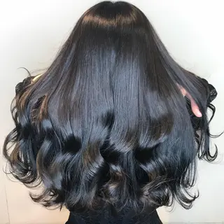 ロング カラー ヘアアレンジ knock【ノック】所属・烏丸韓国ヘア🇰🇷 ayaka🎀のヘアスタイル