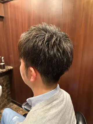 ショート メンズ ヒロ銀座プレミアムバーバー所属・尾島 杏香のヘアスタイル